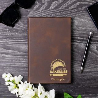 Custom Engraved A5 Unlined Leather Artist Sketchbook Journal